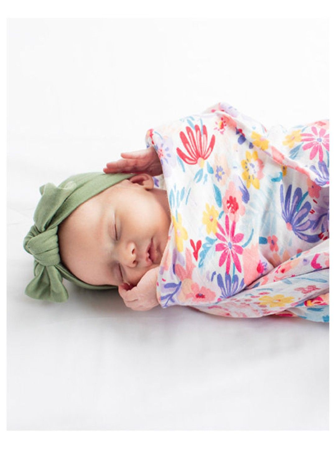 Lou Lou Lollipop Light Field Floral Muslin Swaddle edamama